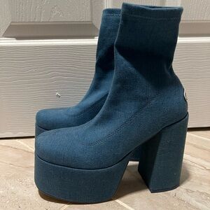 NOKWOL Platform Jean boots